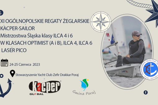 XI Regaty Kacper Sailor Otwarte Mistrzostwa Śląska w klasie ILCA